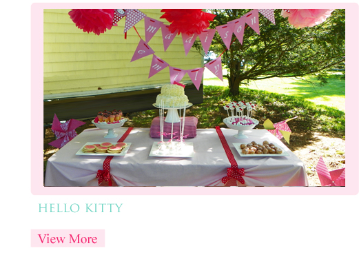 Hello Kitty Dessert Table